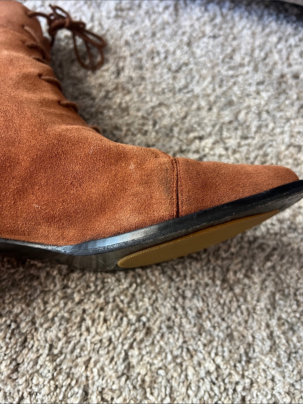 Naguisa Laceup Boots size 38/7.5 - Picture 8 of 9